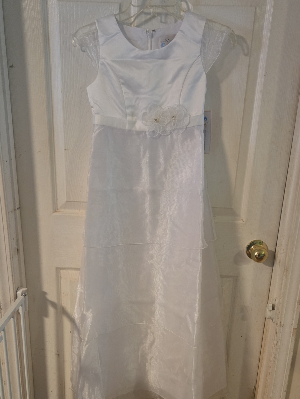 Childrens Concepts White Flower-Accent Formal Dress